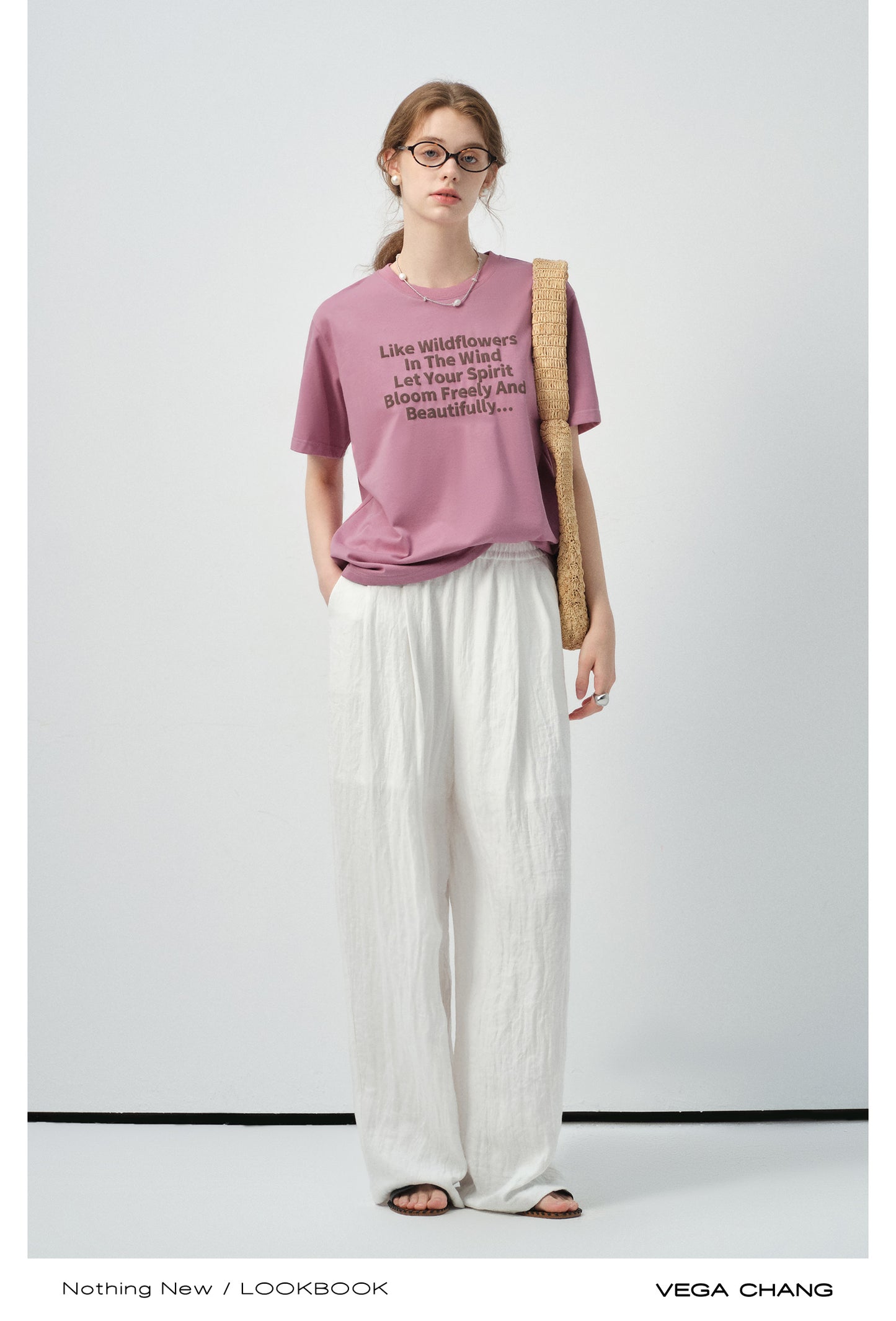 Poetic Message Print T-Shirt