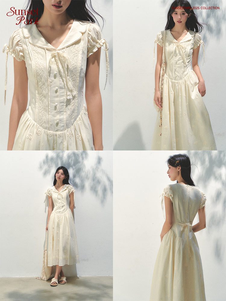 Embroidered Shirt Dress In 2 Lengths