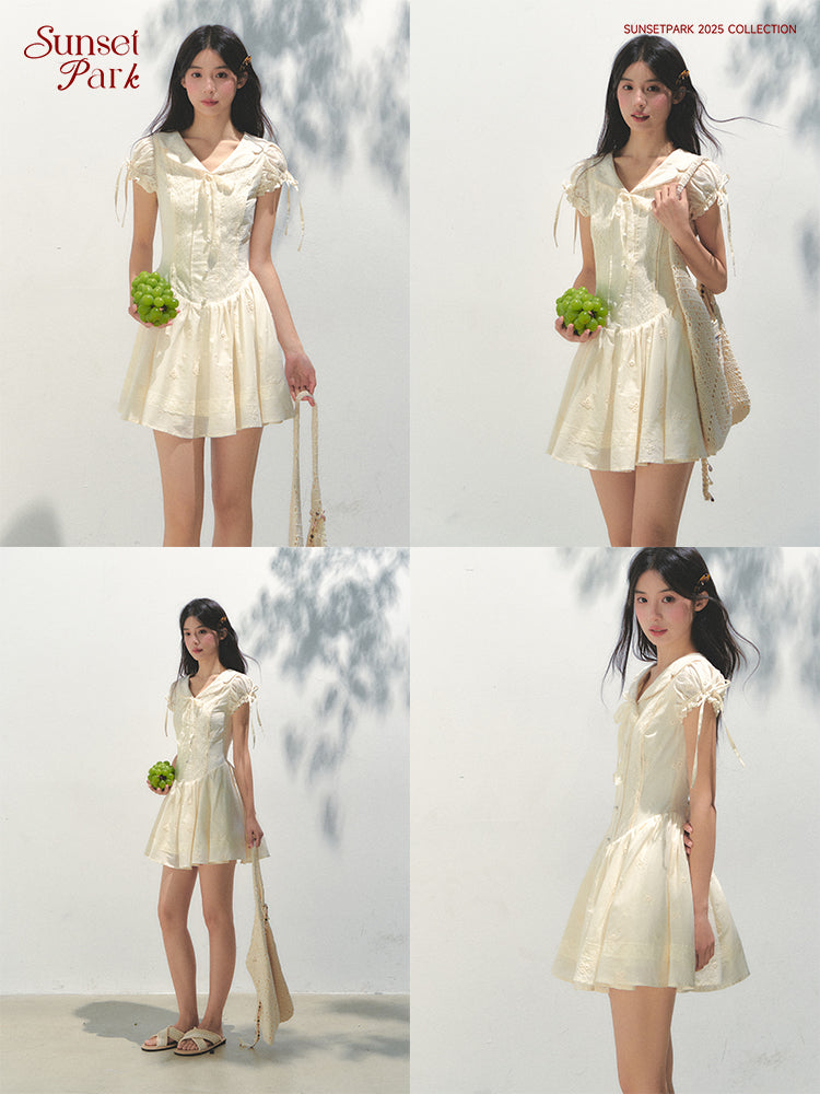Embroidered Shirt Dress In 2 Lengths