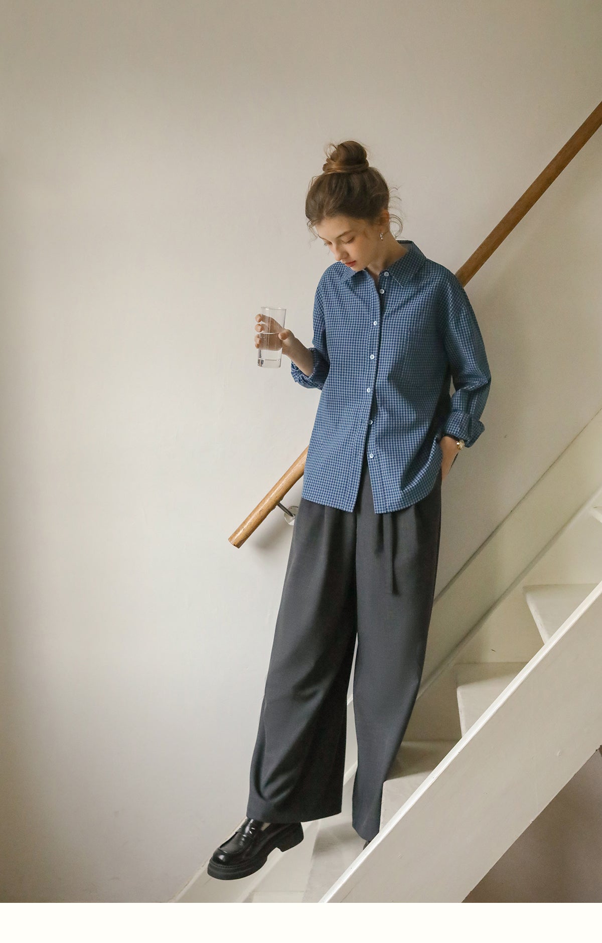 Chic Belted Wide-Leg Trousers With Pleats