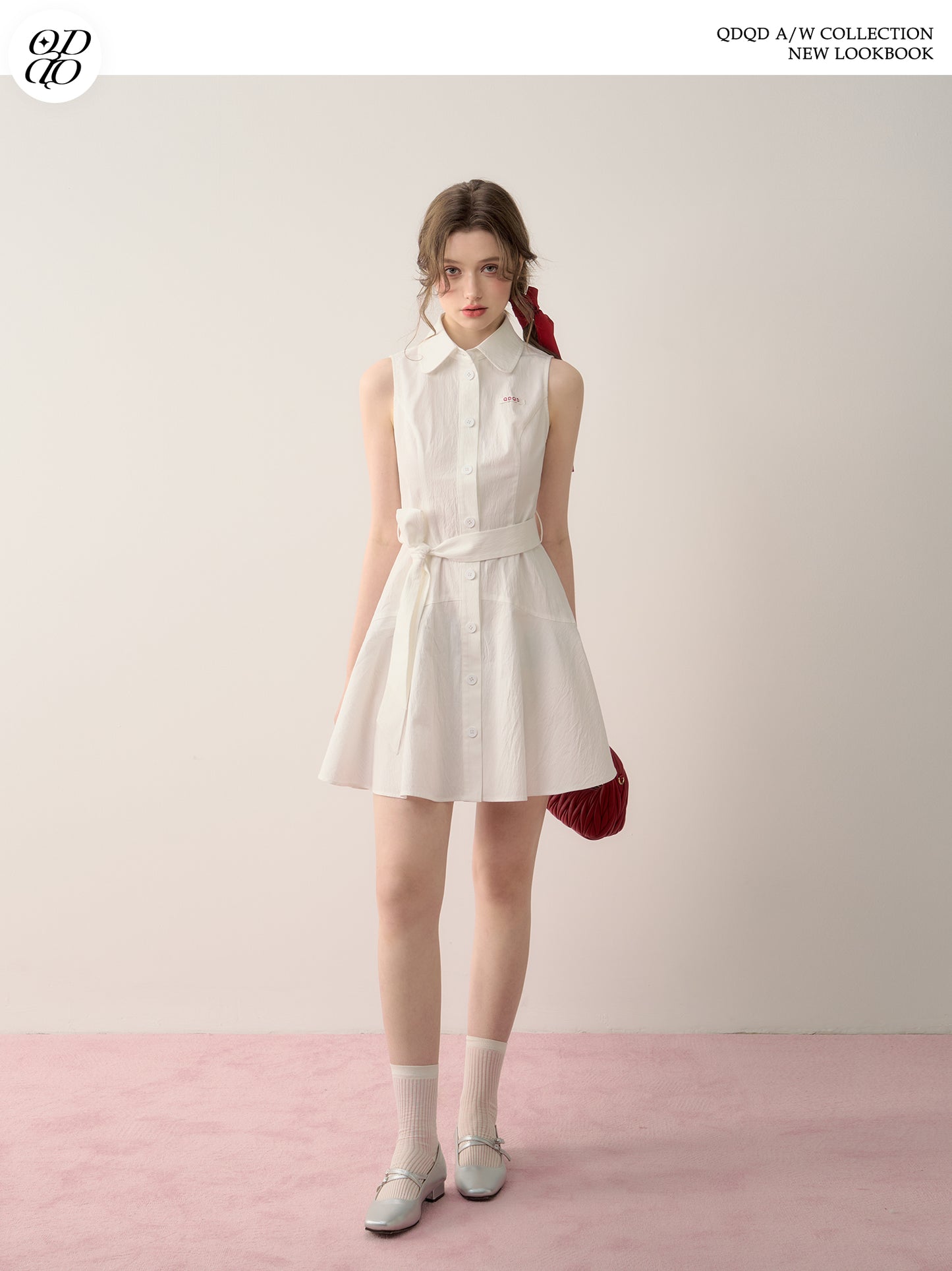 A-Line Flared Belted Dress In Sleeveless & Long Sleeve Options