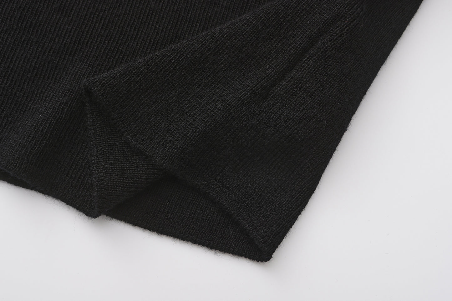 Machine Washable Wool High Neck Knit Top