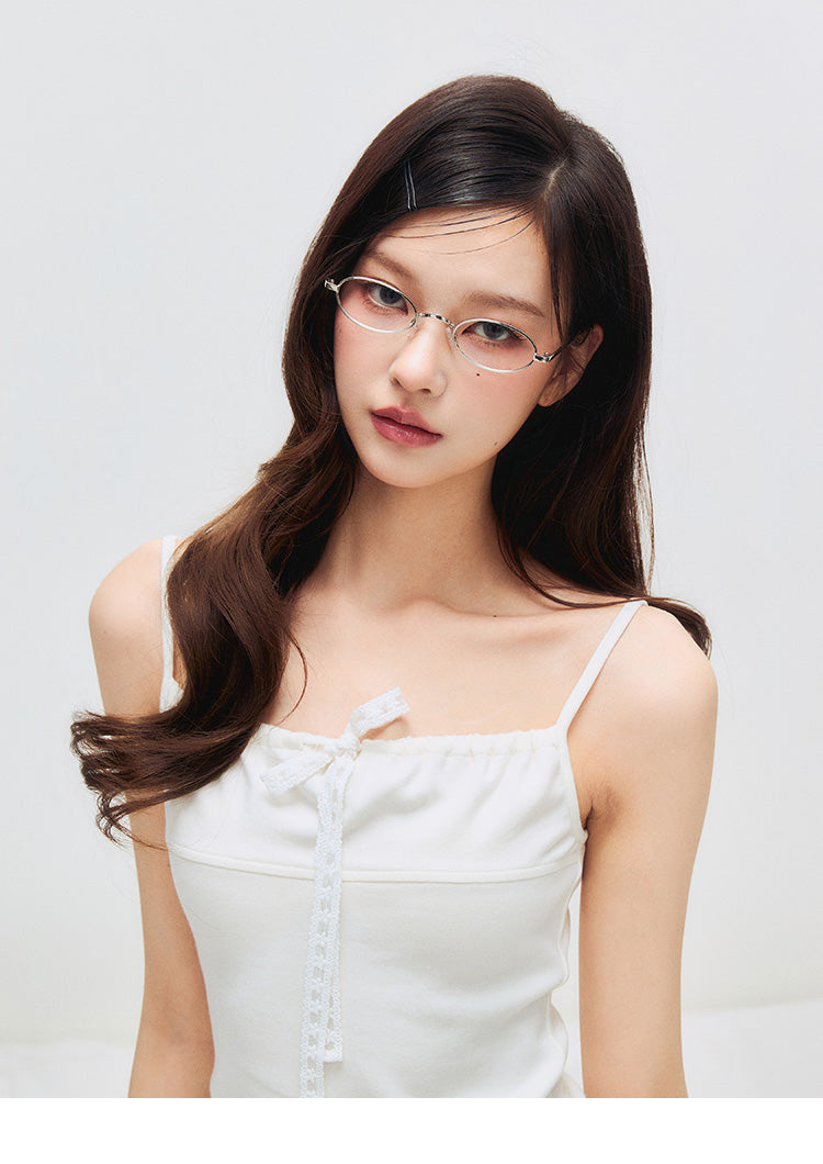 Soft Lace Camisole With Bow