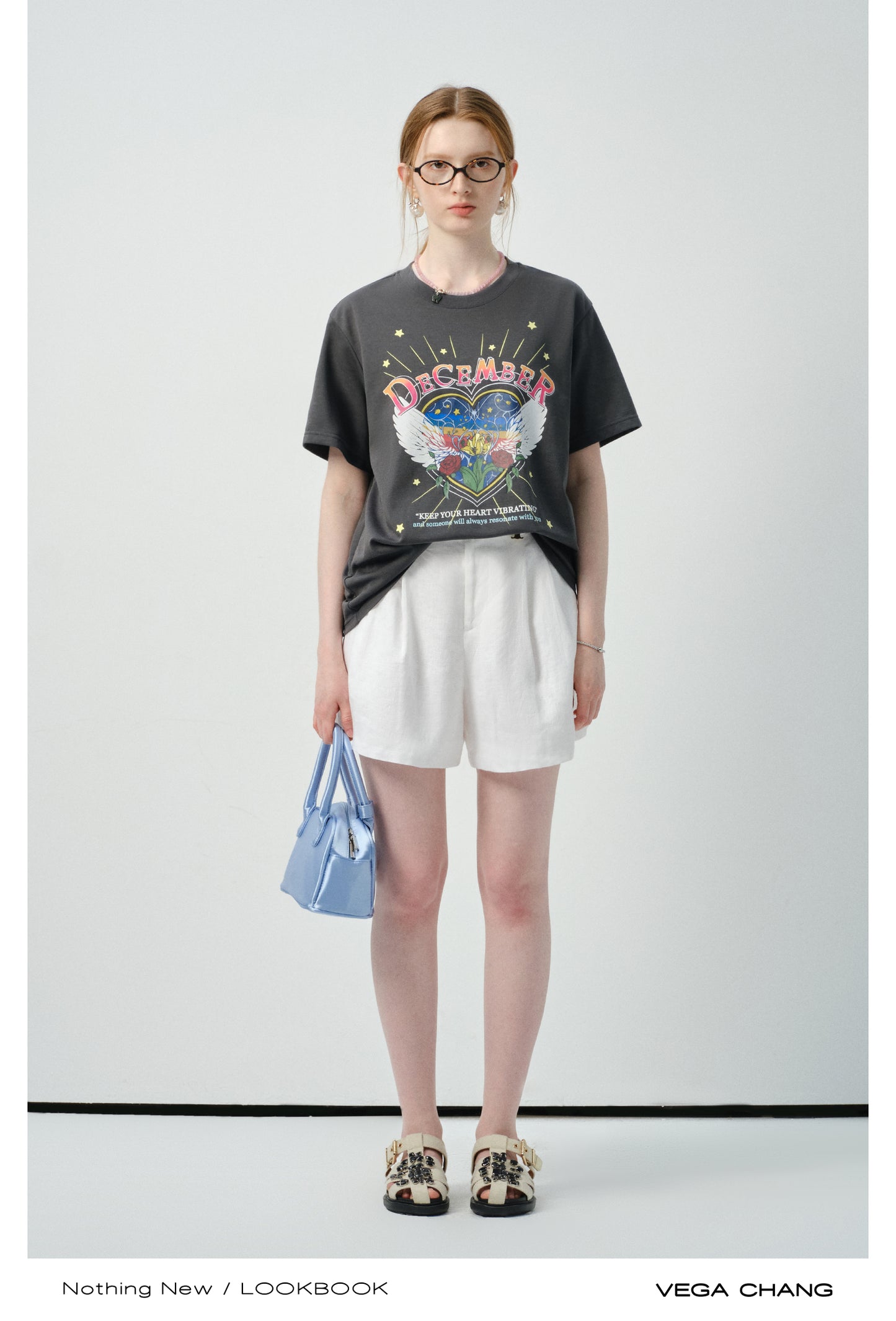 Relaxed Vintage-Style Print T-Shirt
