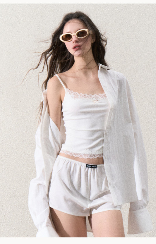 Matte Satin Lounge Shorts