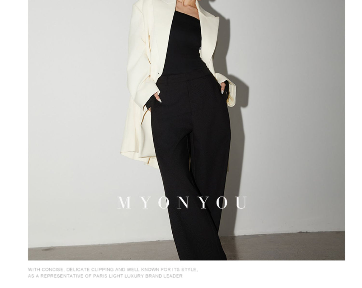 Elegant Wide-Leg Floor-Length Trousers