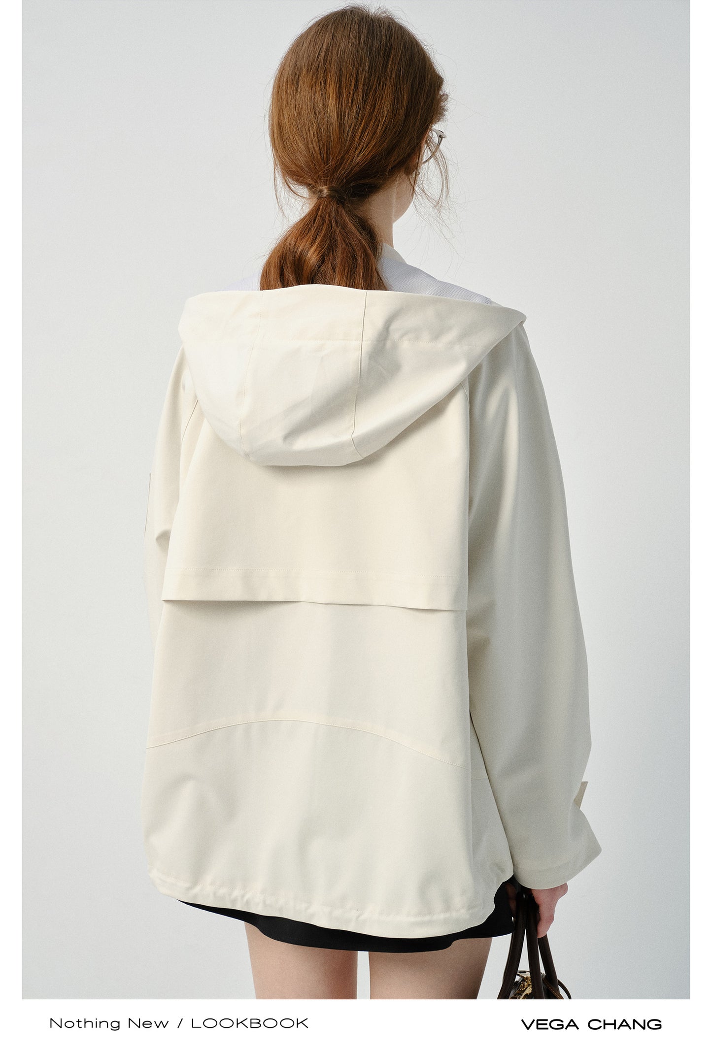 Hooded Drawstring Outdoor Short Jacket