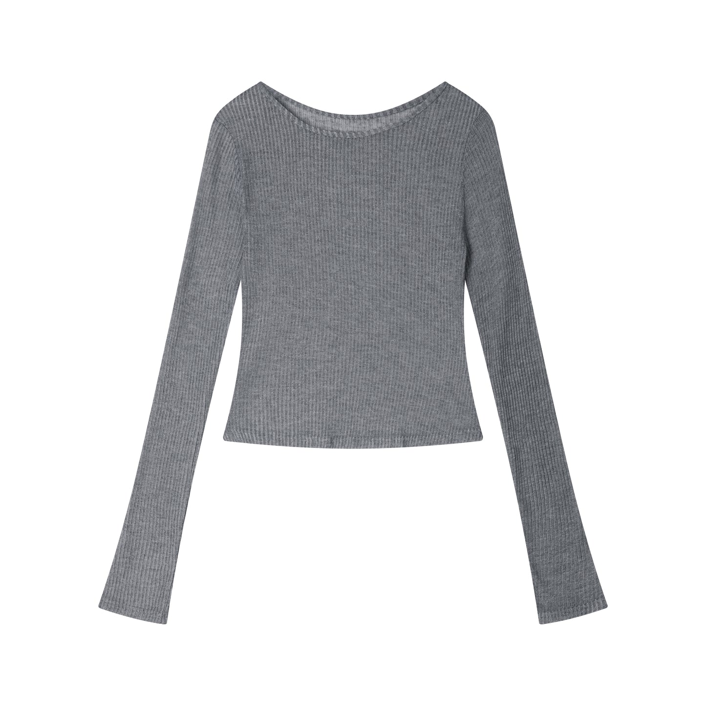 Ribbed Slim T-Shirt & Beaded Bubble Hem Camisole