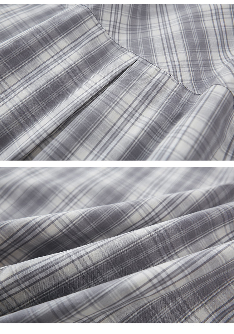 Classic Plaid Shirt With 3D Large Pockets