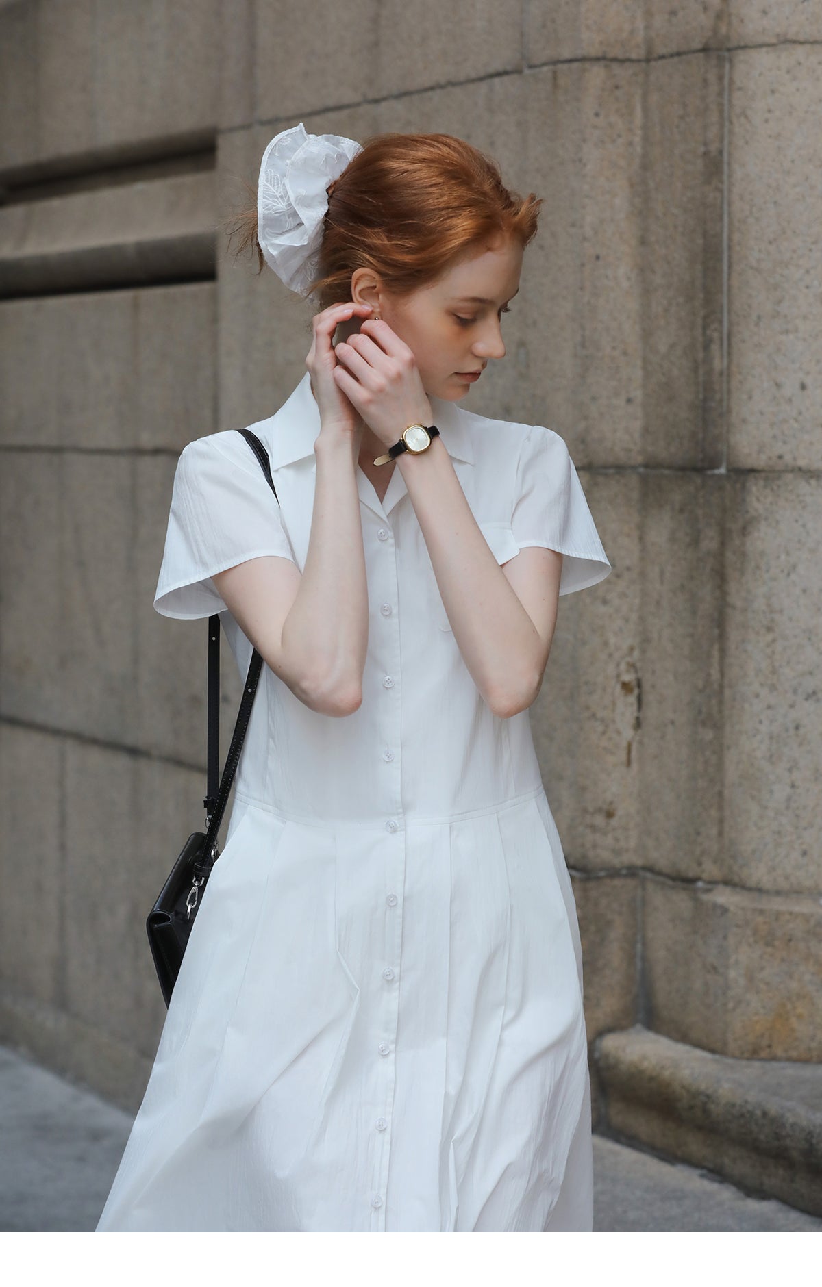 Classic Shirt Dress In Two Variations