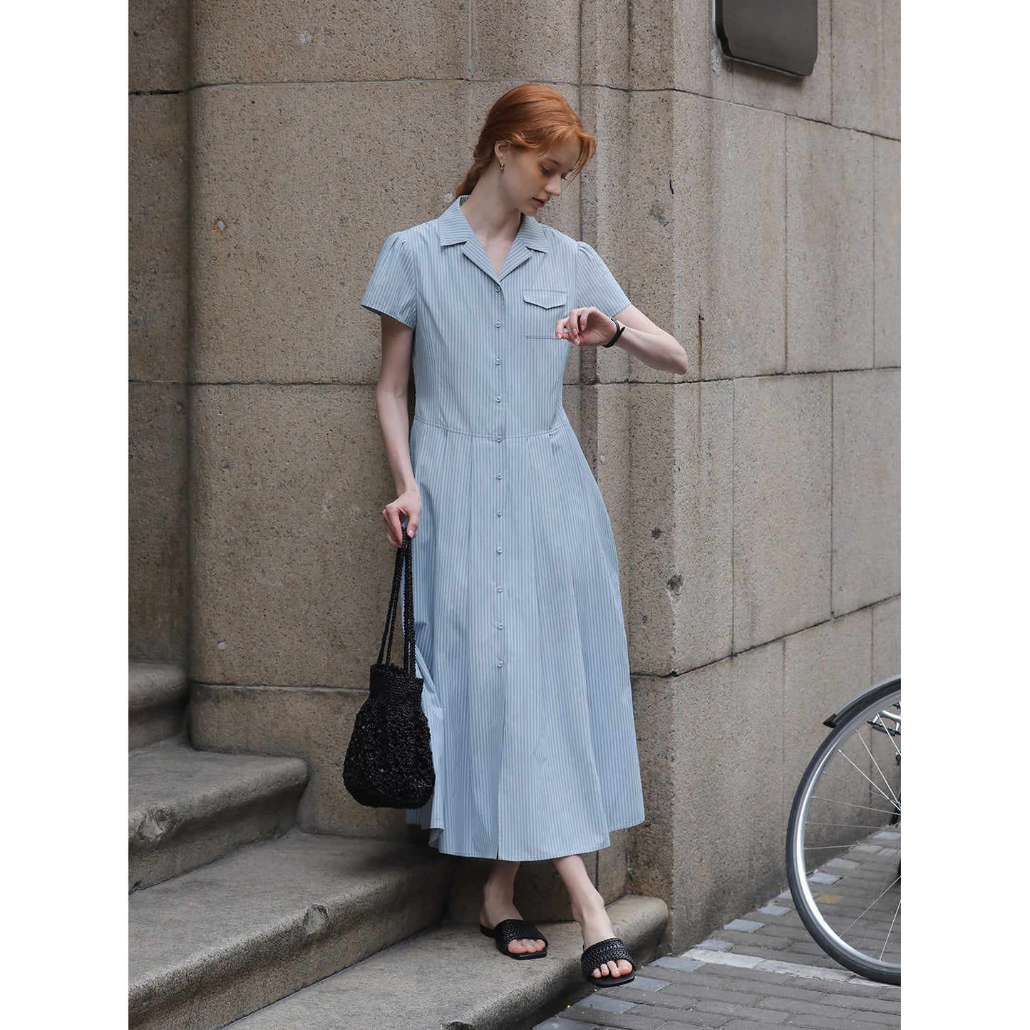 Classic Shirt Dress In Two Variations