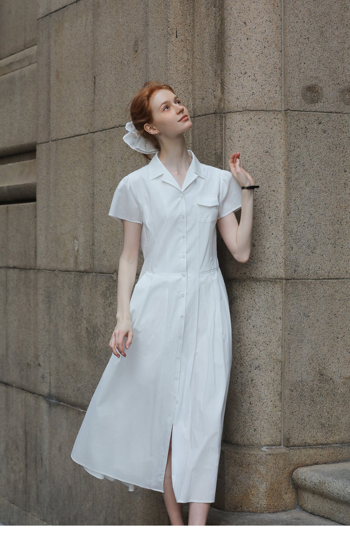 Classic Shirt Dress In Two Variations