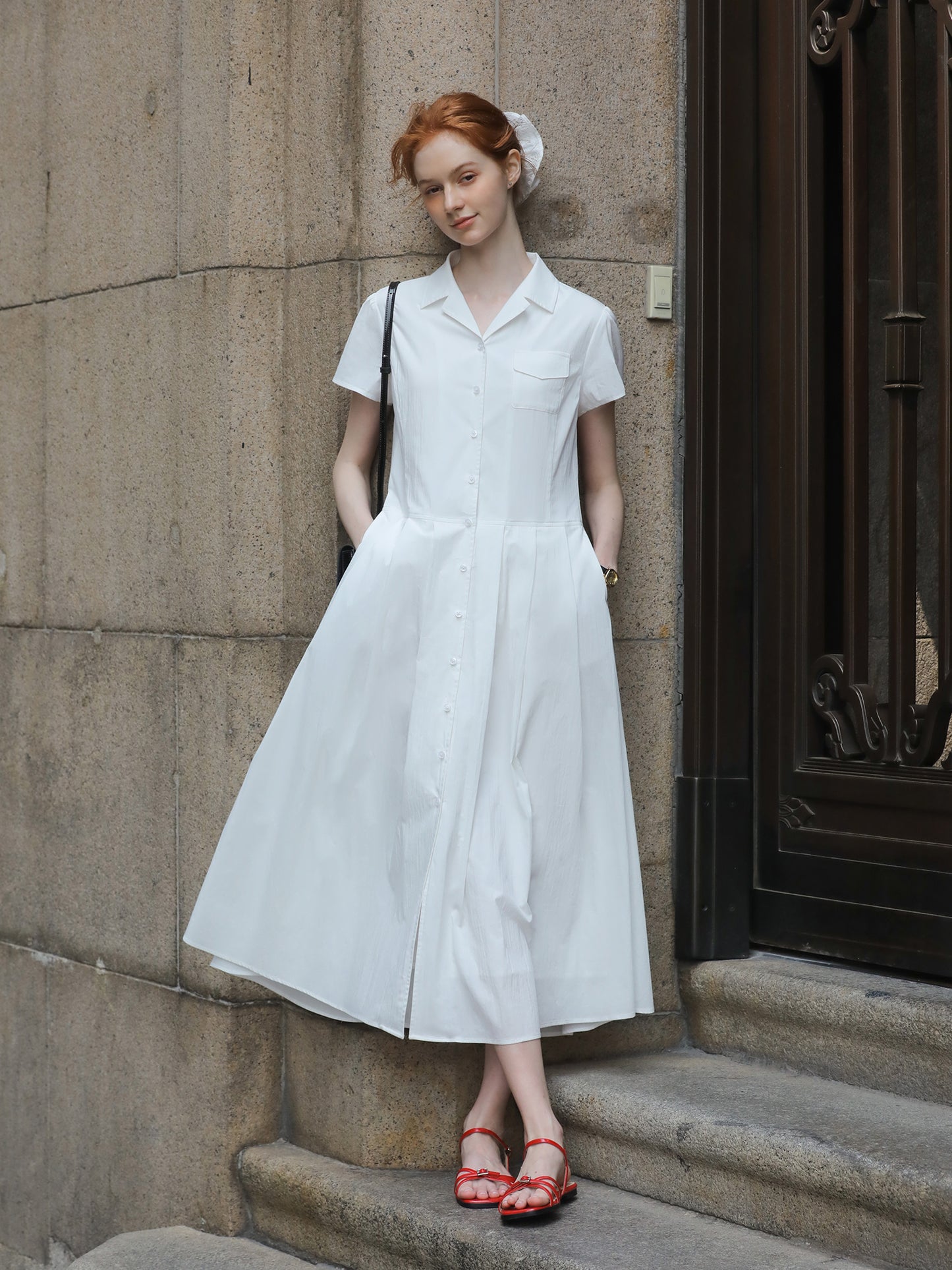 Classic Shirt Dress In Two Variations