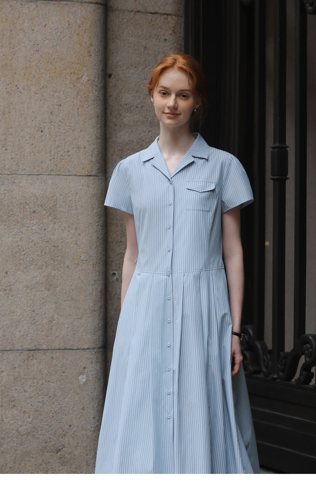 Classic Shirt Dress In Two Variations