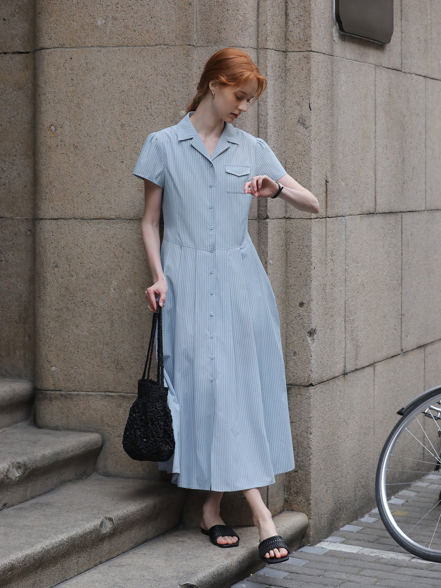 Classic Shirt Dress In Two Variations