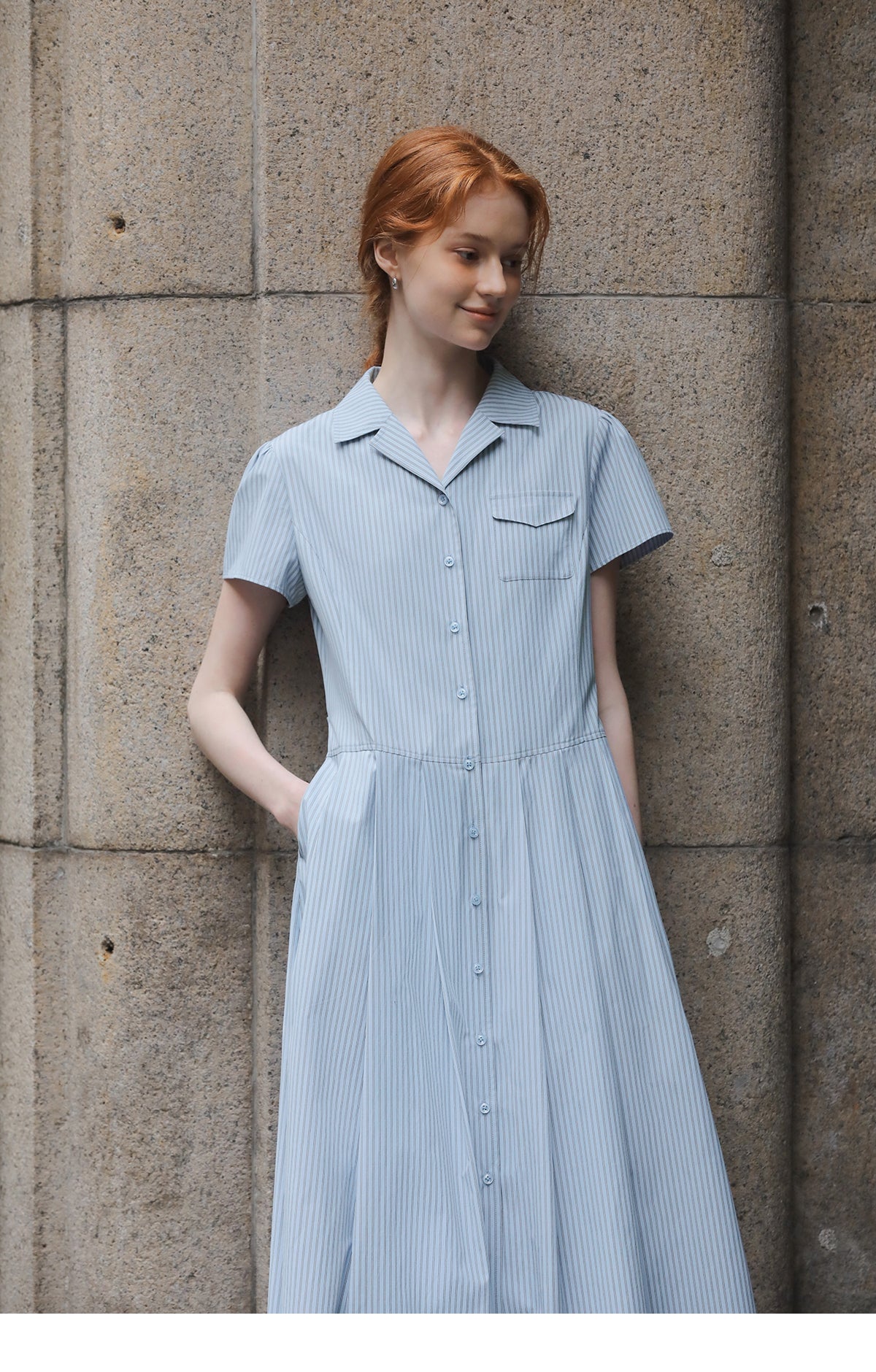Classic Shirt Dress In Two Variations