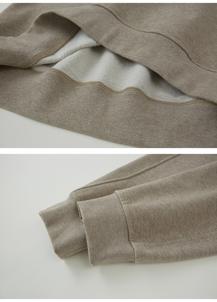 Classic Embroidered V-Neck Jersey Sweatshirt