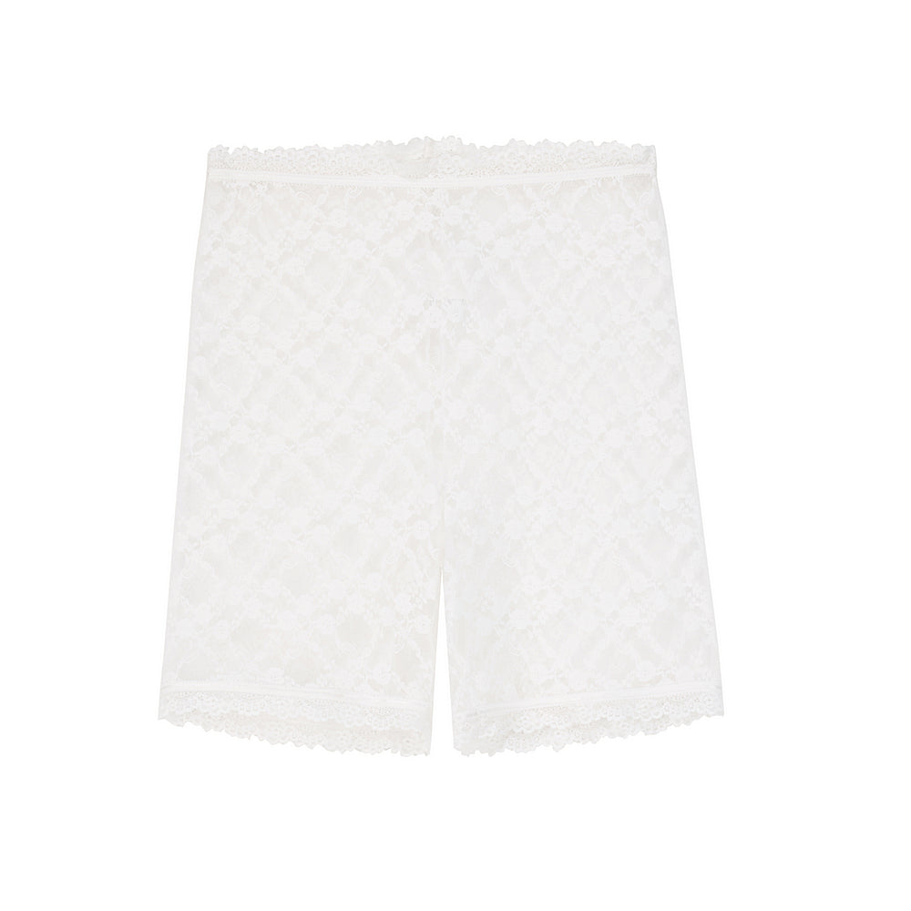 See-Through Lace Short Leggings
