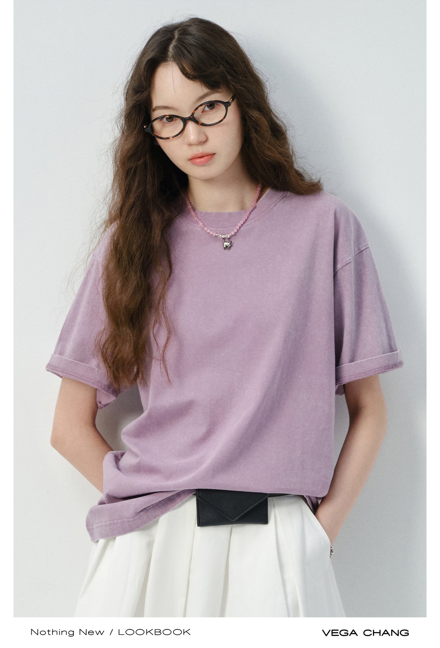 Round Neck Relaxed Cotton T-Shirt