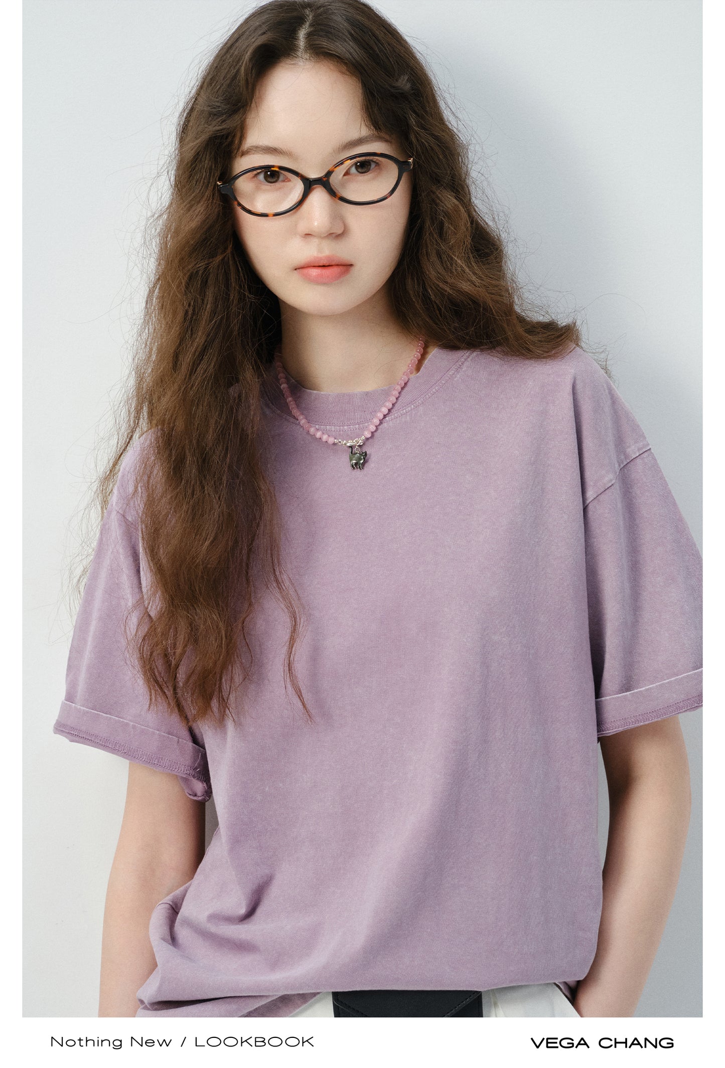 Round Neck Relaxed Cotton T-Shirt