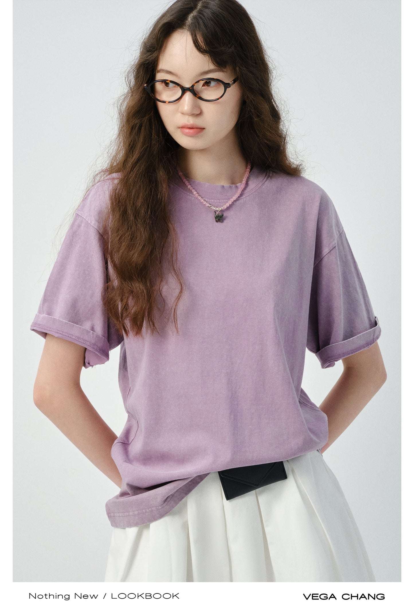 Round Neck Relaxed Cotton T-Shirt