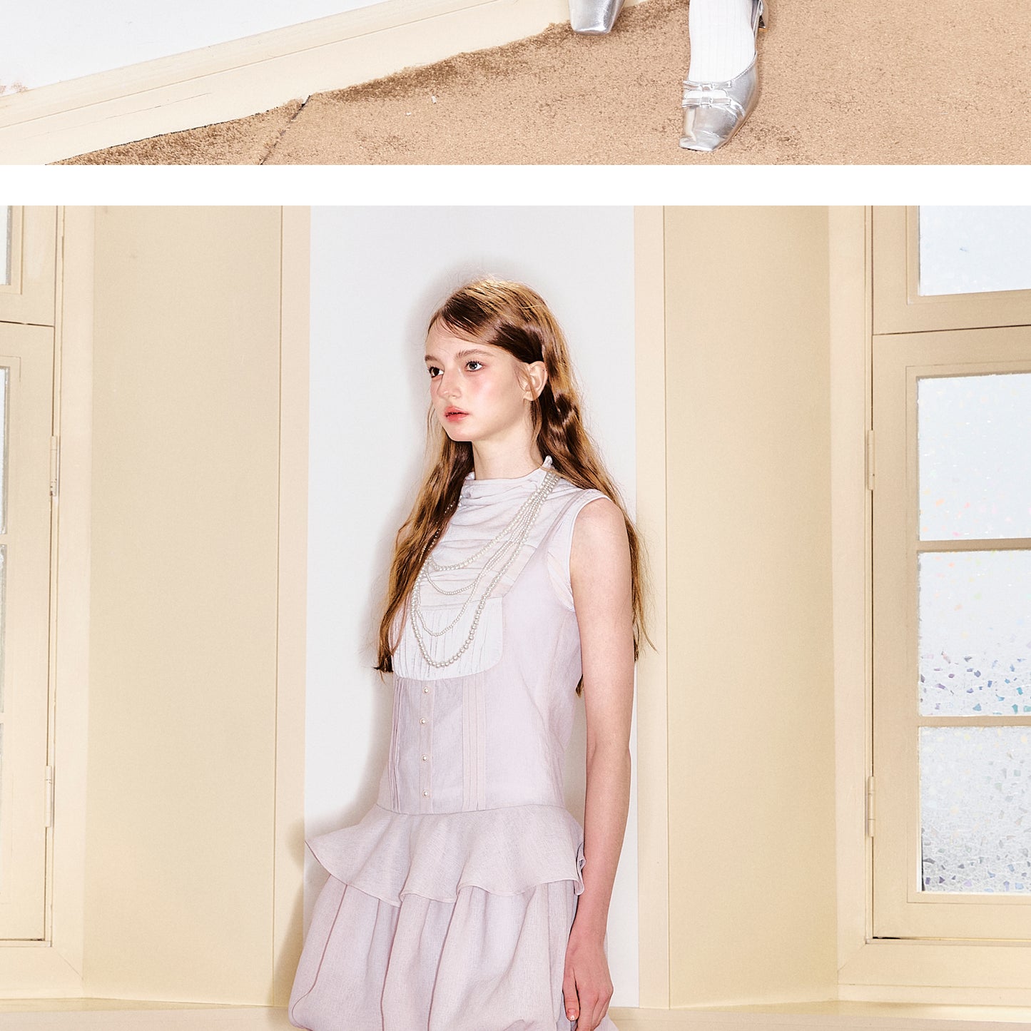 Multi-Strand Faux Pearl Necklace