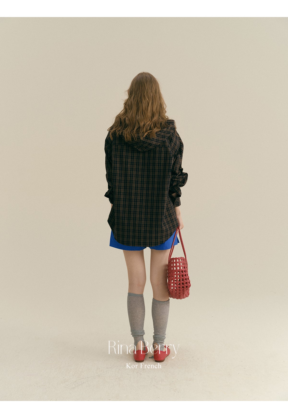 Hooded Plaid Cotton Overshirt