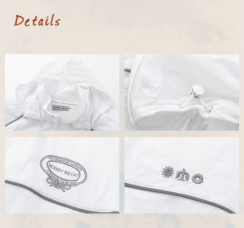 UPF50+ Outdoor Jacket With Detachable Hood