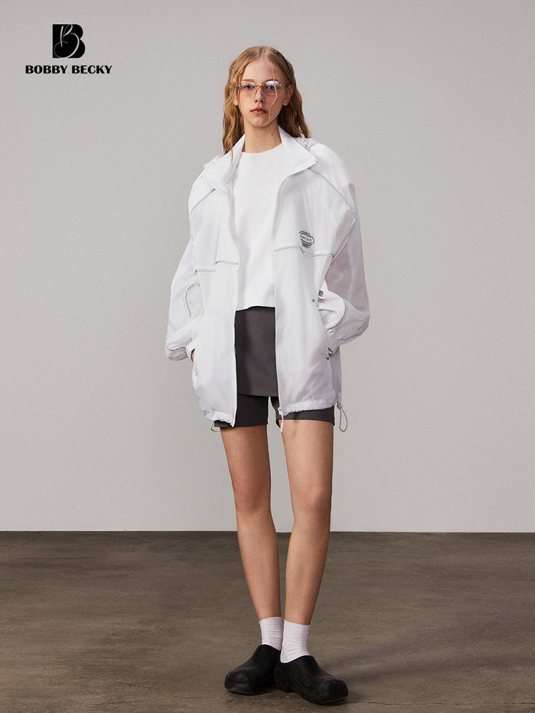 UPF50+ Outdoor Jacket With Detachable Hood