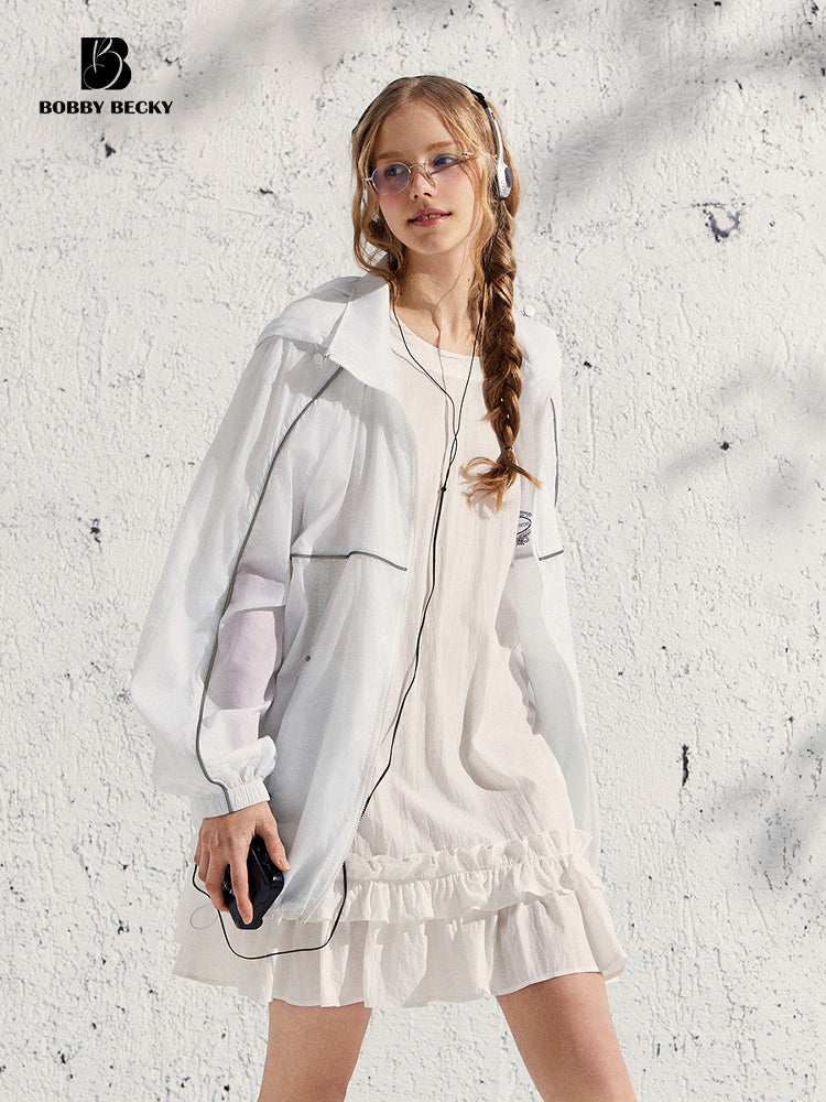 UPF50+ Outdoor Jacket With Detachable Hood