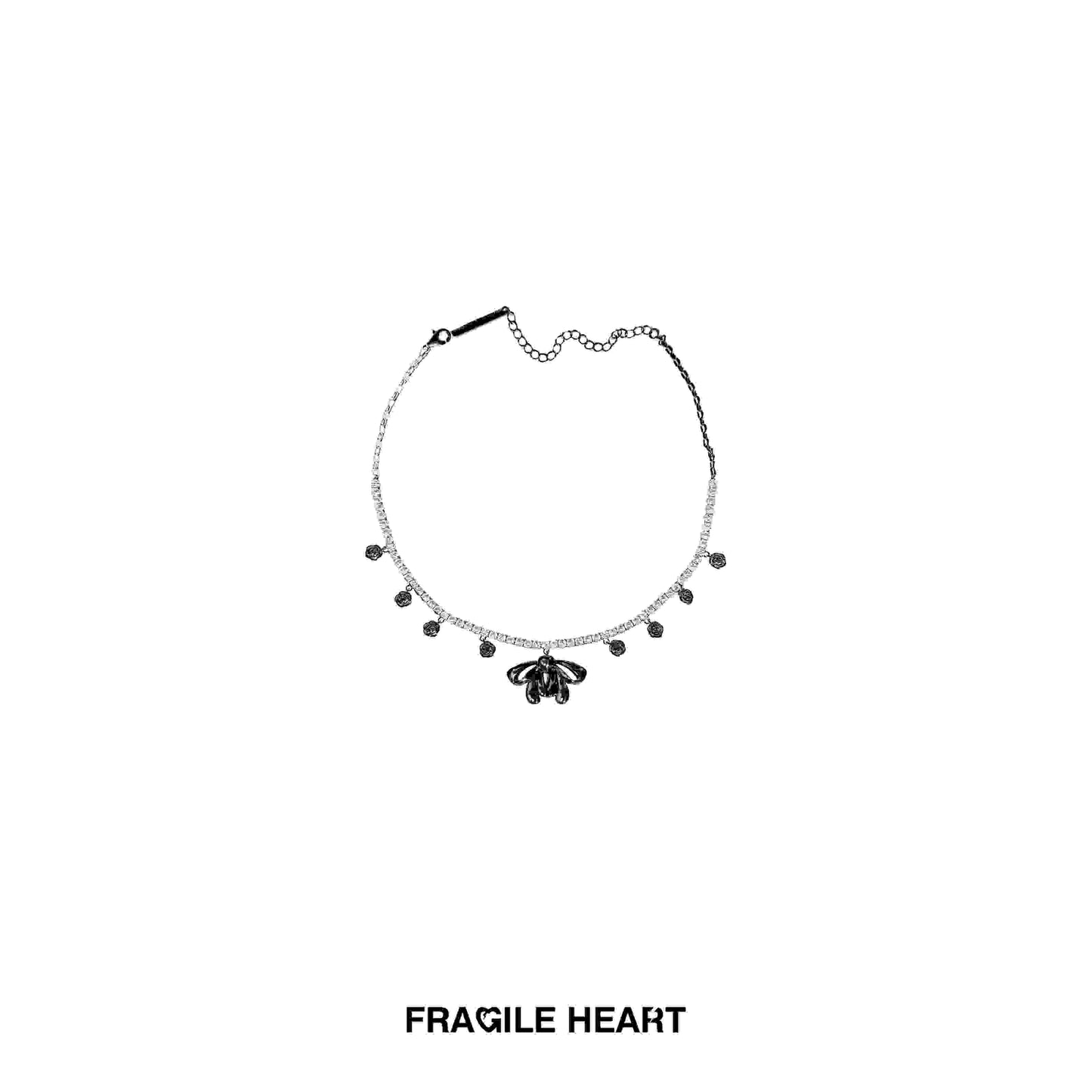 Cubic Zirconia Bow Necklace