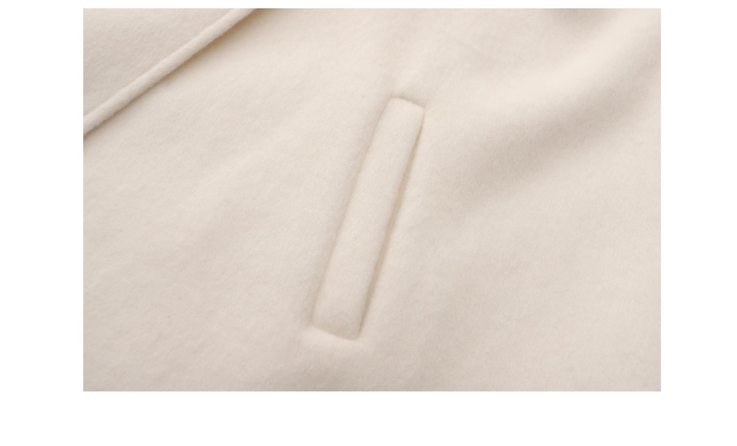 100% Wool Double-Layered Cape Coat