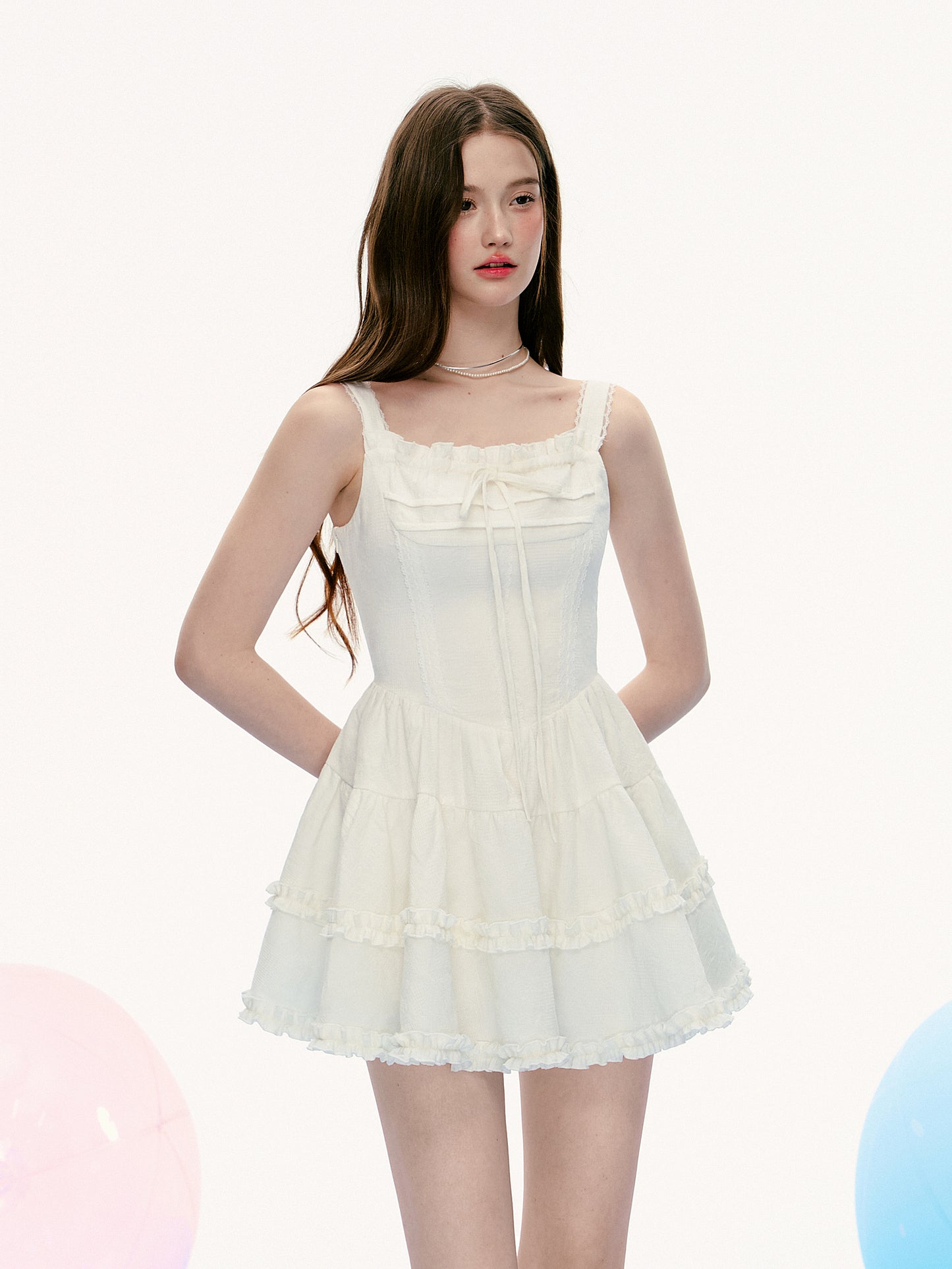 Fit-And-Flare Sleeveless Mini Dress