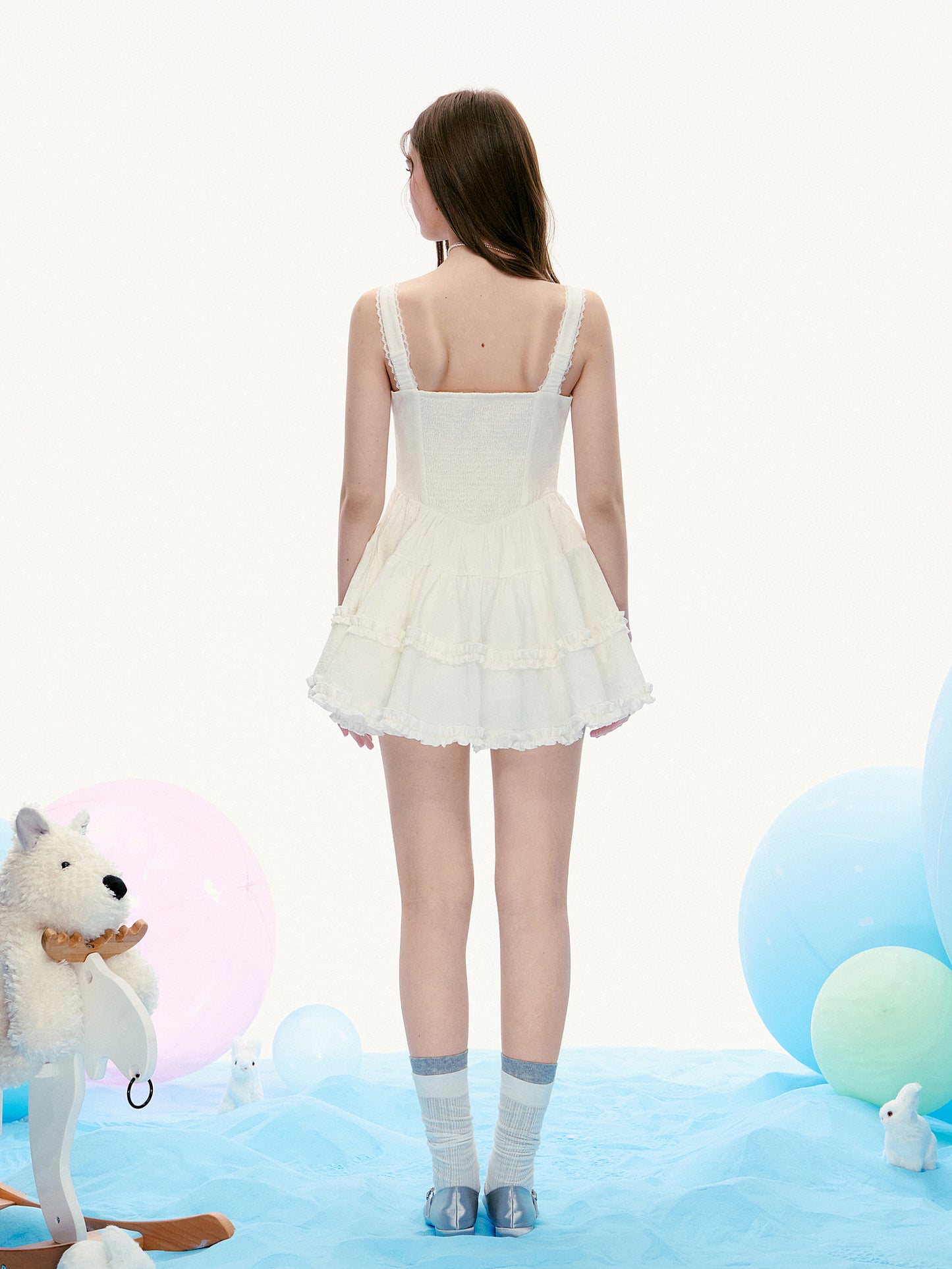 Fit-And-Flare Sleeveless Mini Dress