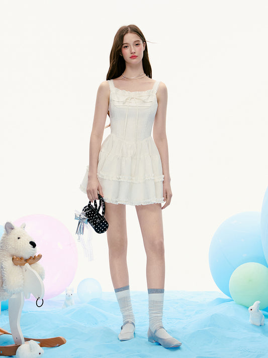 Fit-And-Flare Sleeveless Mini Dress