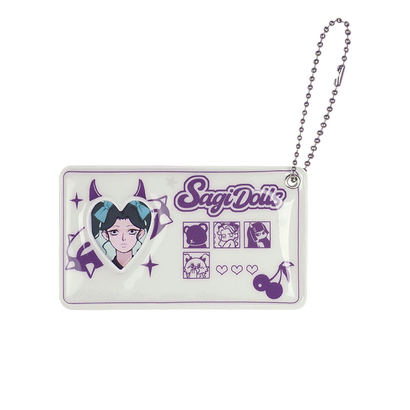 ID Card Holder With A Keychain