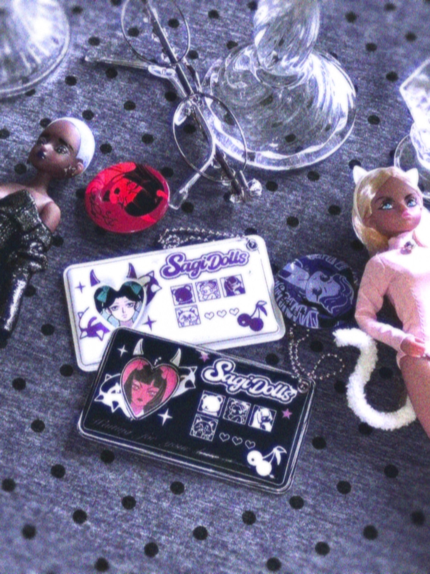 ID Card Holder With A Keychain