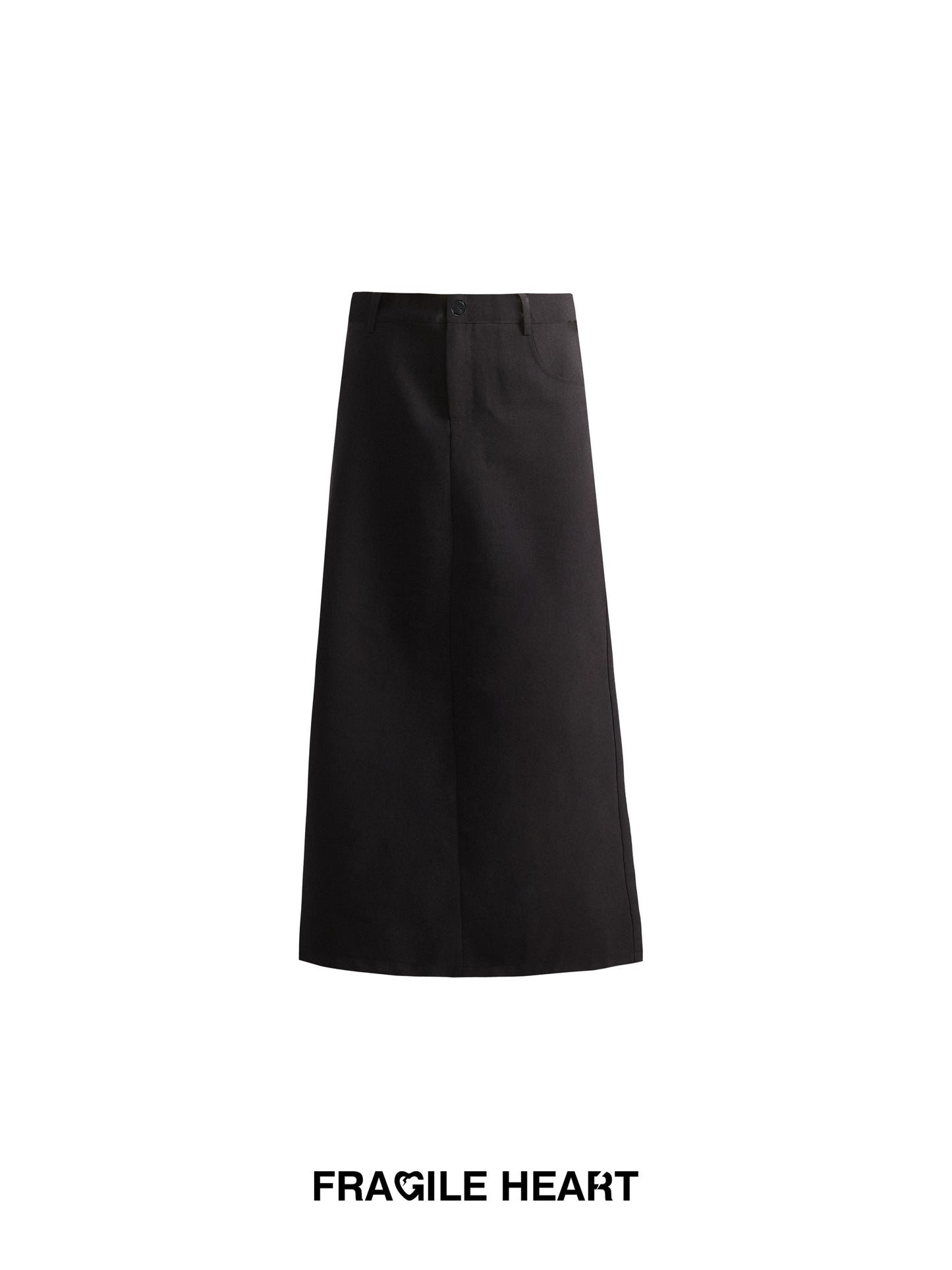 Straight Maxi Skirt With A Back Slit