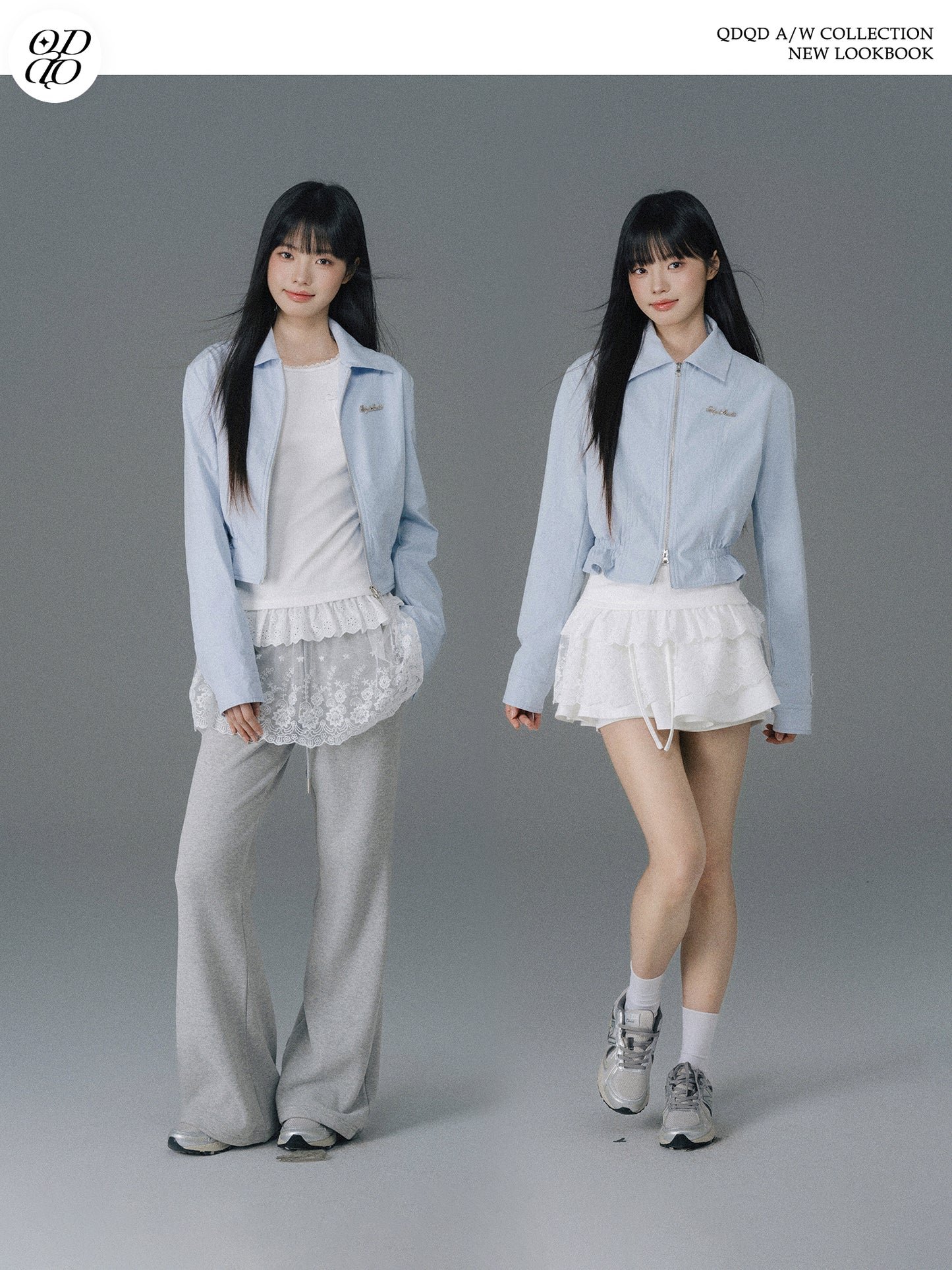 Cinched Waist Zip-Up Jacket With Charm