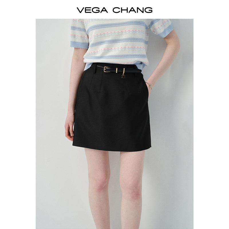 Plain Casual Mini Skirt