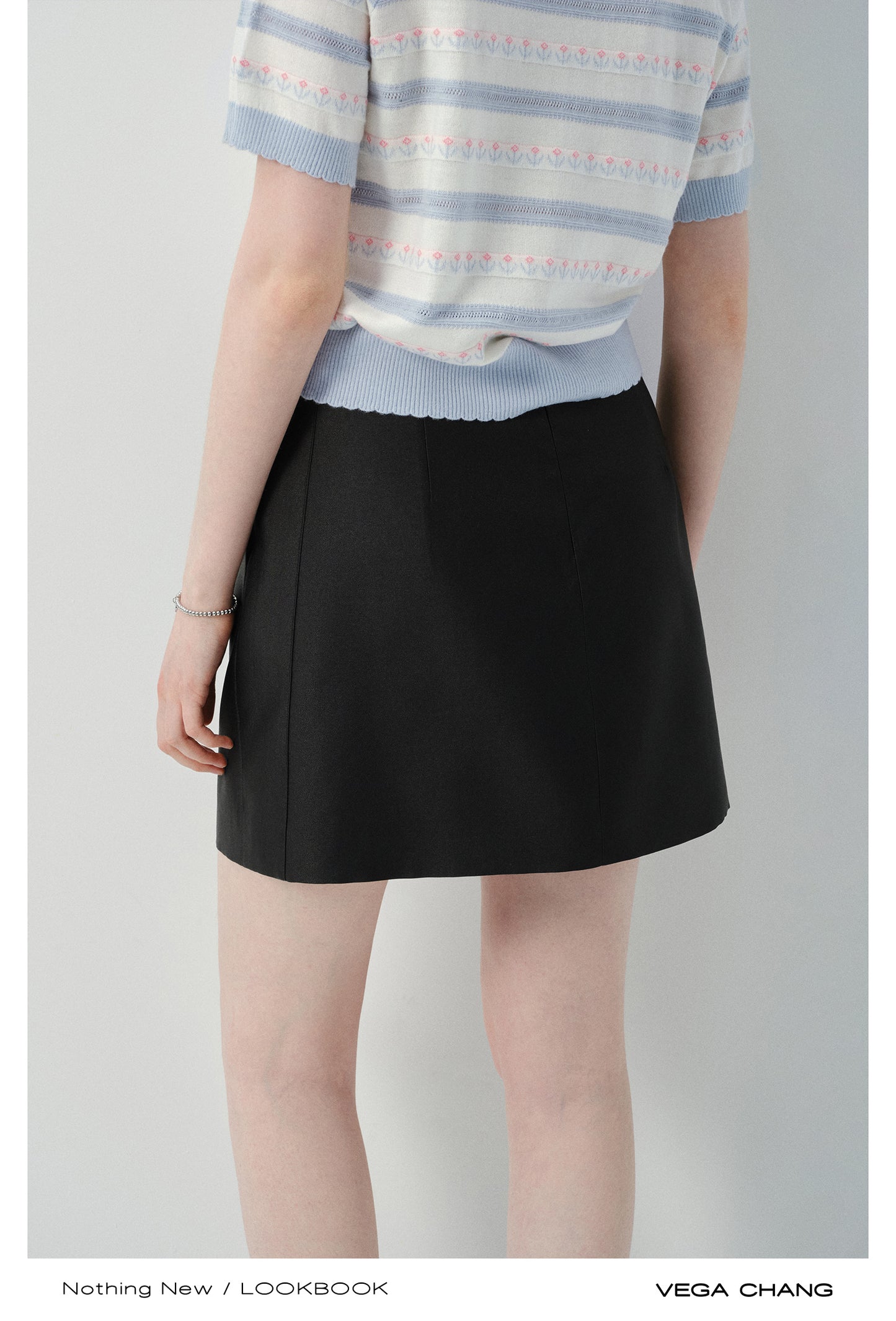 Plain Casual Mini Skirt