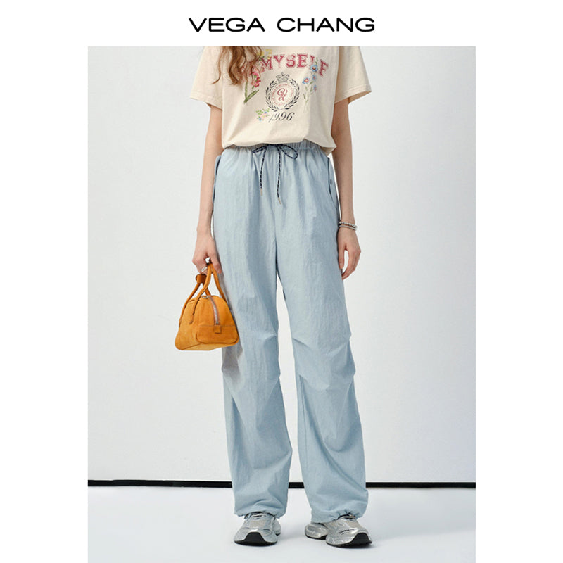 V-Neck Floral Print T-Shirt & Drawstring Pants