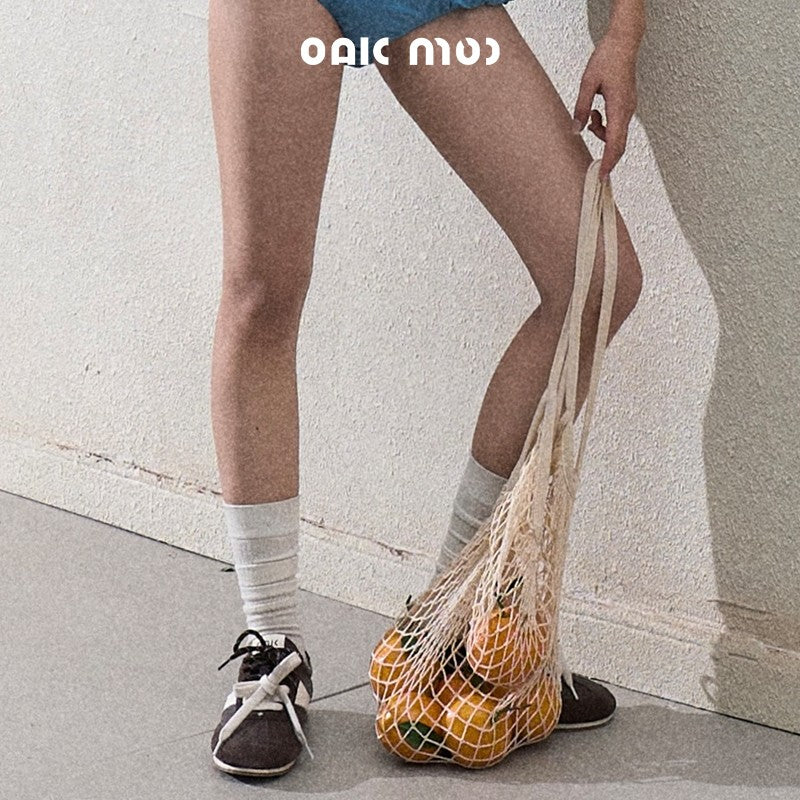 Contrast Lace Sporty Sneakers