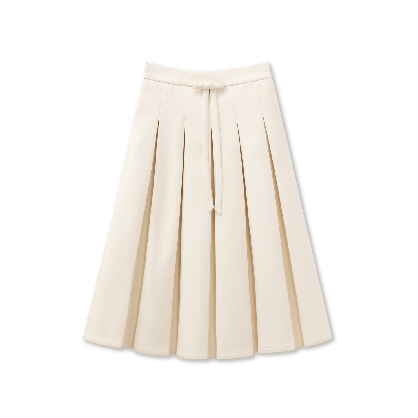 Ruffled Shirt Jacket And Matching Pleated Skirt