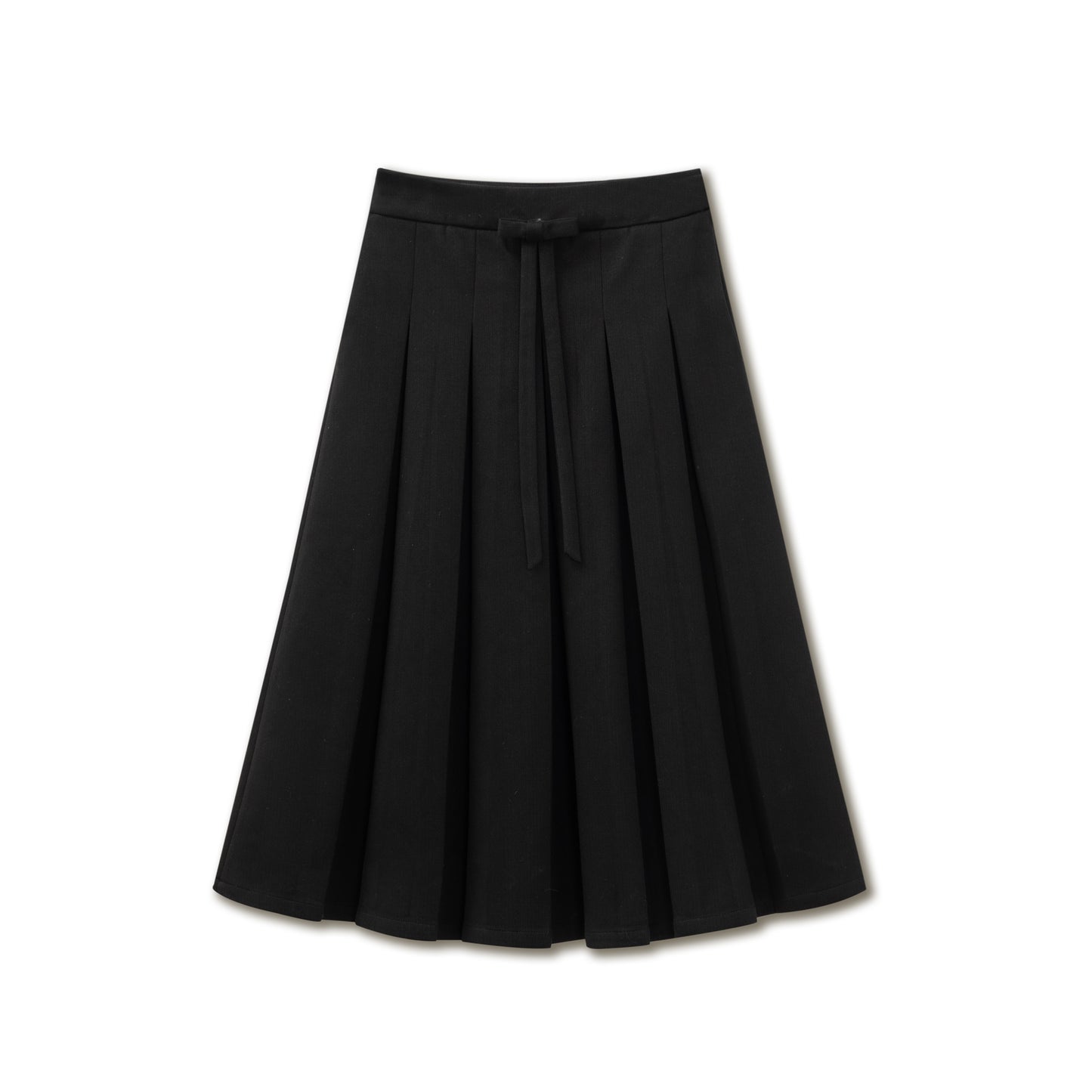 Ruffled Shirt Jacket And Matching Pleated Skirt