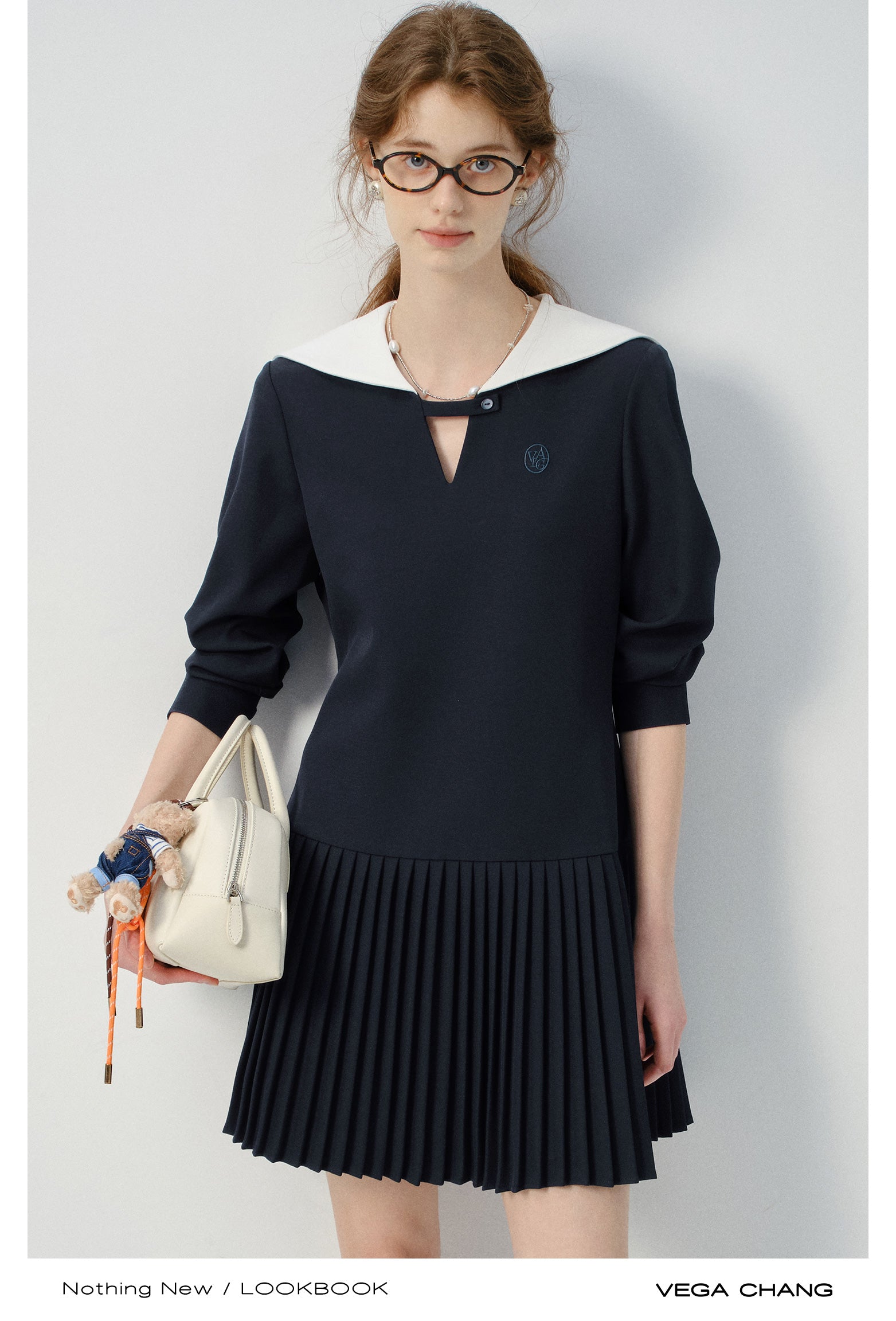 chang pleat dress Charles Chang-Lima | Dresses | Charles Chang Lima Y2k Vintage Black Butterfly Drop Waist Pleated Dress Sz