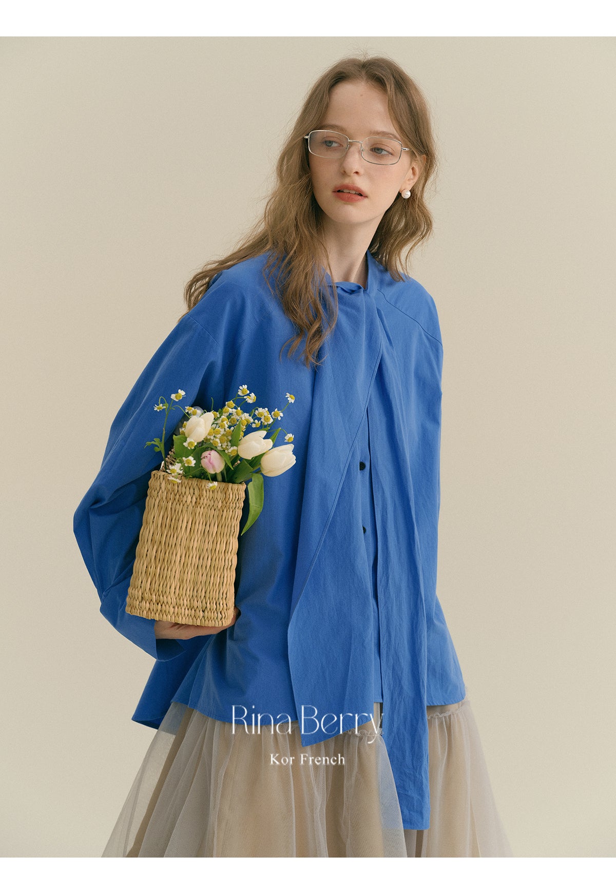 Statement Tie-Neck Shirt