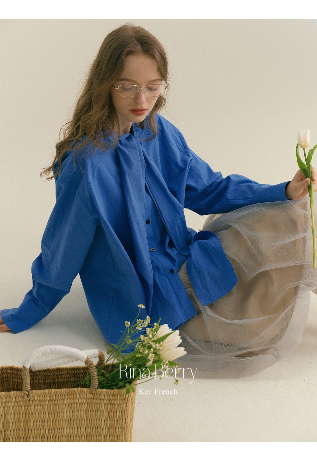 Statement Tie-Neck Shirt