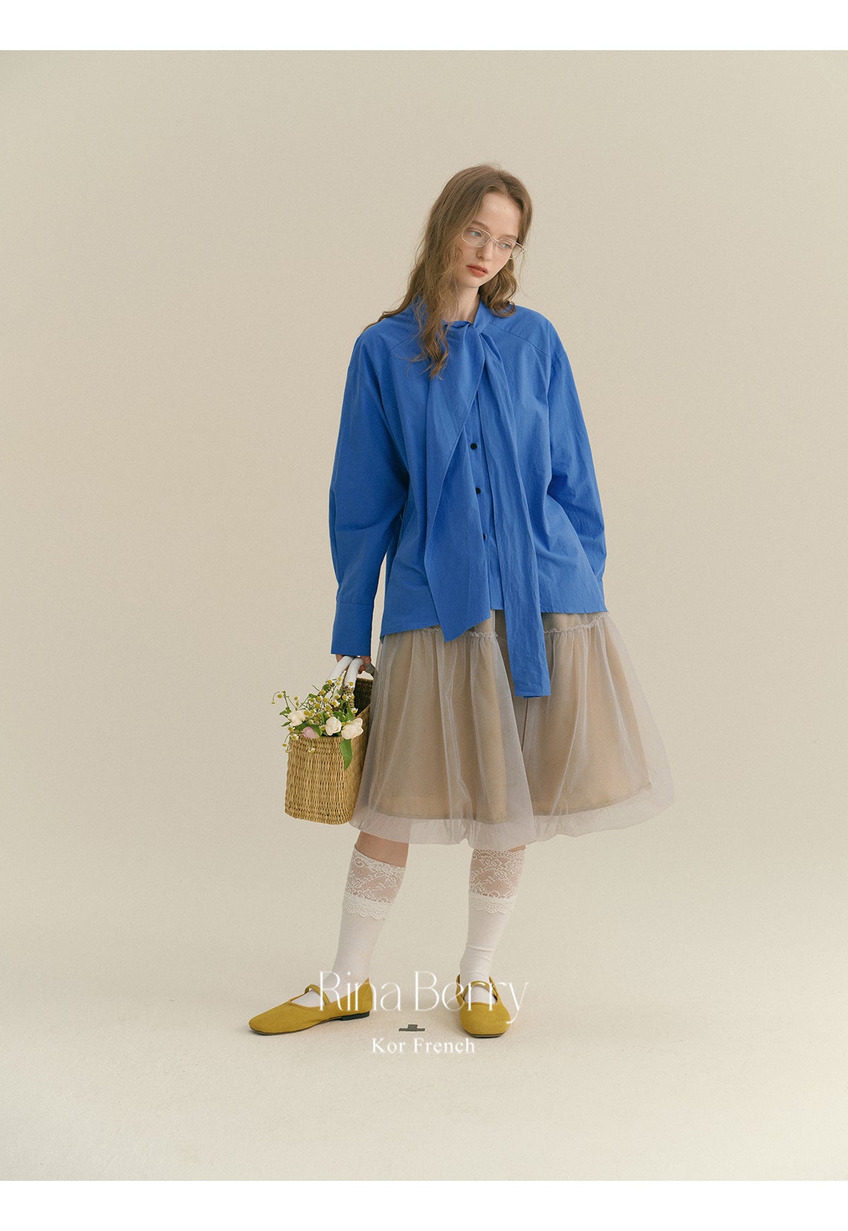 Statement Tie-Neck Shirt