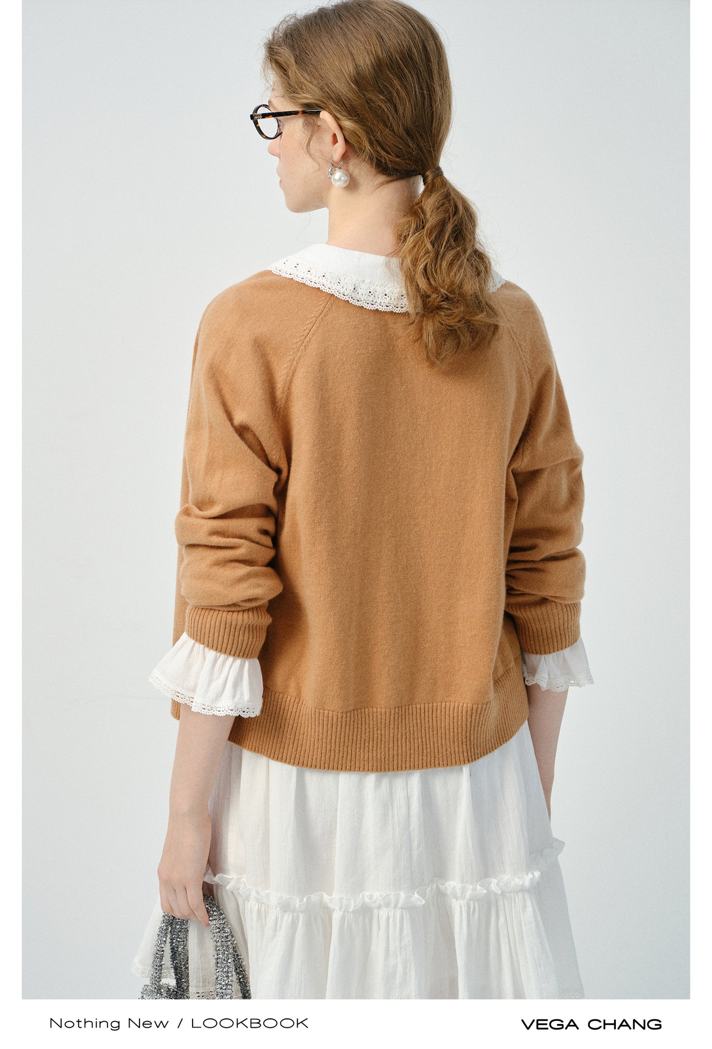 Cozy Knit Cardigan With Playful Puppy Patch